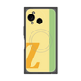 プレミアムスクエアケース with SnapMag［ オリジナル - initial color line - Z yellow ］