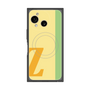 プレミアムスクエアケース with SnapMag［ オリジナル - initial color line - Z yellow ］