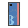 プレミアムスクエアケース with SnapMag［ オリジナル - initial color line - B blue ］
