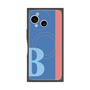 プレミアムスクエアケース with SnapMag［ オリジナル - initial color line - B blue ］