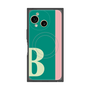 プレミアムスクエアケース with SnapMag［ オリジナル - initial color line - B green ］