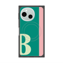 プレミアムスクエアケース with SnapMag［ オリジナル - initial color line - B green ］