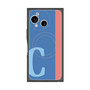 プレミアムスクエアケース with SnapMag［ オリジナル - initial color line - C blue ］