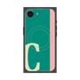 プレミアムスクエアケース with SnapMag［ オリジナル - initial color line - C green ］