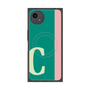 プレミアムスクエアケース with SnapMag［ オリジナル - initial color line - C green ］