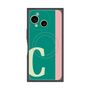 プレミアムスクエアケース with SnapMag［ オリジナル - initial color line - C green ］