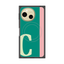 プレミアムスクエアケース with SnapMag［ オリジナル - initial color line - C green ］
