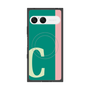 プレミアムスクエアケース with SnapMag［ オリジナル - initial color line - C green ］