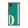 プレミアムスクエアケース with SnapMag［ オリジナル - initial color line - D green ］