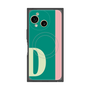プレミアムスクエアケース with SnapMag［ オリジナル - initial color line - D green ］