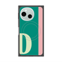 プレミアムスクエアケース with SnapMag［ オリジナル - initial color line - D green ］