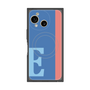 プレミアムスクエアケース with SnapMag［ オリジナル - initial color line - E blue ］