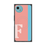 プレミアムスクエアケース with SnapMag［ オリジナル - initial color line - F pink ］