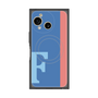 プレミアムスクエアケース with SnapMag［ オリジナル - initial color line - F blue ］
