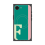 プレミアムスクエアケース with SnapMag［ オリジナル - initial color line - F green ］