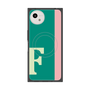 プレミアムスクエアケース with SnapMag［ オリジナル - initial color line - F green ］