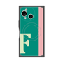 プレミアムスクエアケース with SnapMag［ オリジナル - initial color line - F green ］