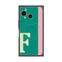 プレミアムスクエアケース with SnapMag［ オリジナル - initial color line - F green ］