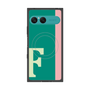 プレミアムスクエアケース with SnapMag［ オリジナル - initial color line - F green ］