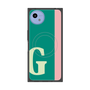 プレミアムスクエアケース with SnapMag［ オリジナル - initial color line - G green ］