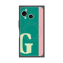 プレミアムスクエアケース with SnapMag［ オリジナル - initial color line - G green ］