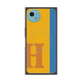 プレミアムスクエアケース with SnapMag［ オリジナル - initial color line - H orange ］