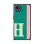 プレミアムスクエアケース with SnapMag［ オリジナル - initial color line - H green ］