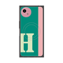 プレミアムスクエアケース with SnapMag［ オリジナル - initial color line - H green ］