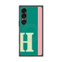 プレミアムスクエアケース with SnapMag［ オリジナル - initial color line - H green ］