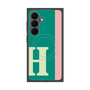 プレミアムスクエアケース with SnapMag［ オリジナル - initial color line - H green ］