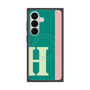プレミアムスクエアケース with SnapMag［ オリジナル - initial color line - H green ］