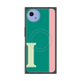 プレミアムスクエアケース with SnapMag［ オリジナル - initial color line - I green ］