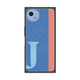 プレミアムスクエアケース with SnapMag［ オリジナル - initial color line - J blue ］