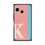 プレミアムスクエアケース with SnapMag［ オリジナル - initial color line - K pink ］