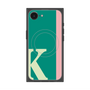 プレミアムスクエアケース with SnapMag［ オリジナル - initial color line - K green ］