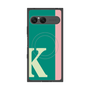 プレミアムスクエアケース with SnapMag［ オリジナル - initial color line - K green ］