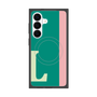 プレミアムスクエアケース with SnapMag［ オリジナル - initial color line - L green ］