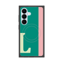 プレミアムスクエアケース with SnapMag［ オリジナル - initial color line - L green ］