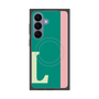 プレミアムスクエアケース with SnapMag［ オリジナル - initial color line - L green ］