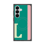 プレミアムスクエアケース with SnapMag［ オリジナル - initial color line - L green ］