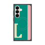 プレミアムスクエアケース with SnapMag［ オリジナル - initial color line - L green ］