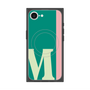プレミアムスクエアケース with SnapMag［ オリジナル - initial color line - M green ］