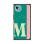 プレミアムスクエアケース with SnapMag［ オリジナル - initial color line - M green ］