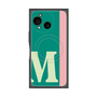 プレミアムスクエアケース with SnapMag［ オリジナル - initial color line - M green ］