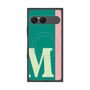 プレミアムスクエアケース with SnapMag［ オリジナル - initial color line - M green ］