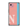 プレミアムスクエアケース with SnapMag［ オリジナル - initial color line - N pink ］