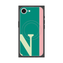 プレミアムスクエアケース with SnapMag［ オリジナル - initial color line - N green ］