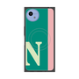 プレミアムスクエアケース with SnapMag［ オリジナル - initial color line - N green ］