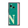 プレミアムスクエアケース with SnapMag［ オリジナル - initial color line - N green ］