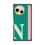 プレミアムスクエアケース with SnapMag［ オリジナル - initial color line - N green ］